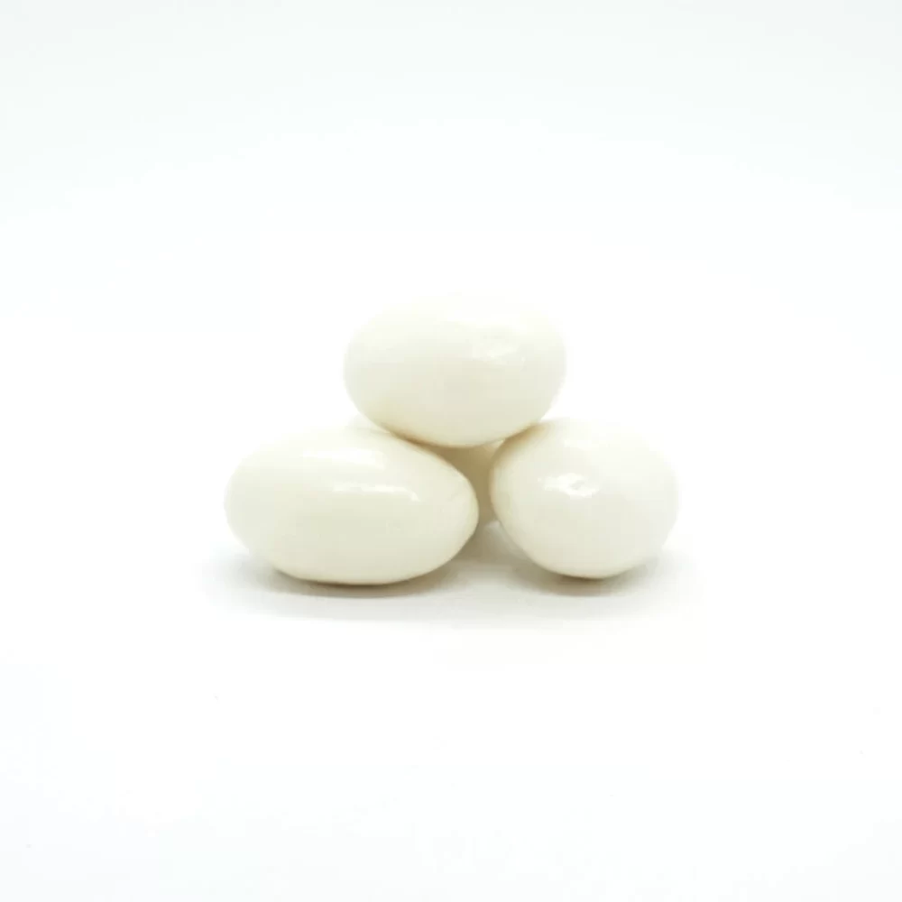 Almendras con chocolate blanco