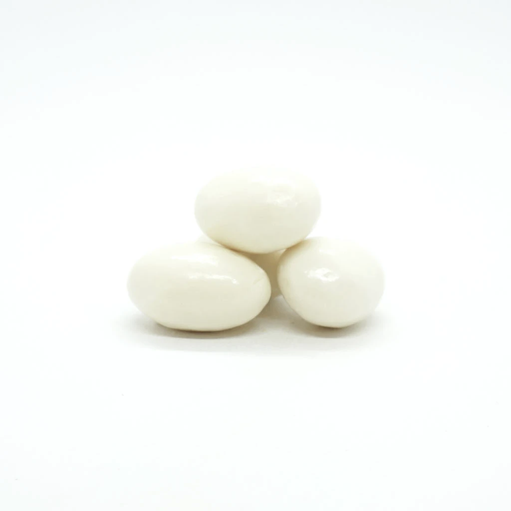 Almendras con chocolate blanco