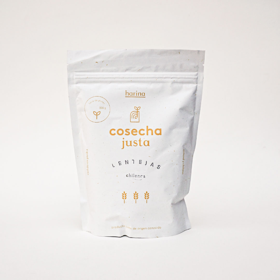 Harina de Lenteja, 500 gr. - Cosecha Justa
