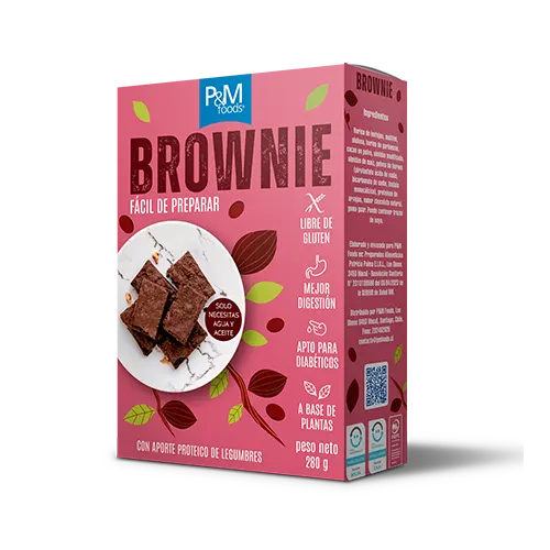 Mezcla Brownie Instantáneo, 500 gr. - P&M Foods