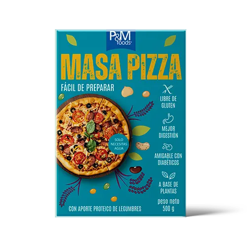 Mezcla Masa Pizza Instantánea, 500 gr. - P&M Foods