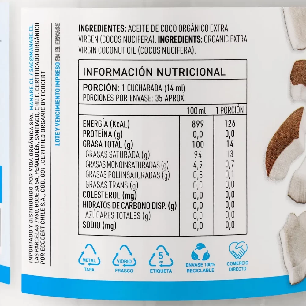 aceite-coco-manare_2 Aceite de Coco, 500 ml - Manare