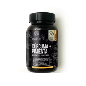 suplemento de cúrcuma y pimienta combinada.