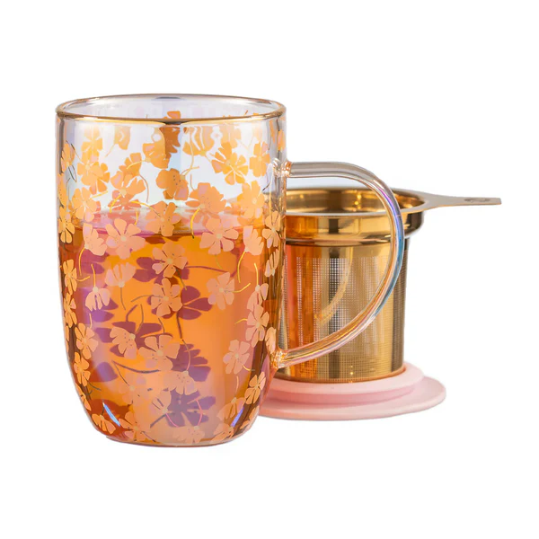 Mug/Taza Bhoro Flower Splash, 470 ml. - Adagio Teas