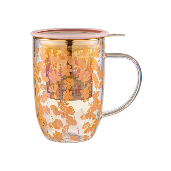 Mug/Taza Bhoro Flower Splash, 470 ml. - Adagio Teas
