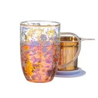 Mug/Taza Bhoro Gold Plants, 470 ml. - Adagio Teas