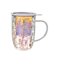 Mug/Taza Bhoro Gold Plants, 470 ml. - Adagio Teas