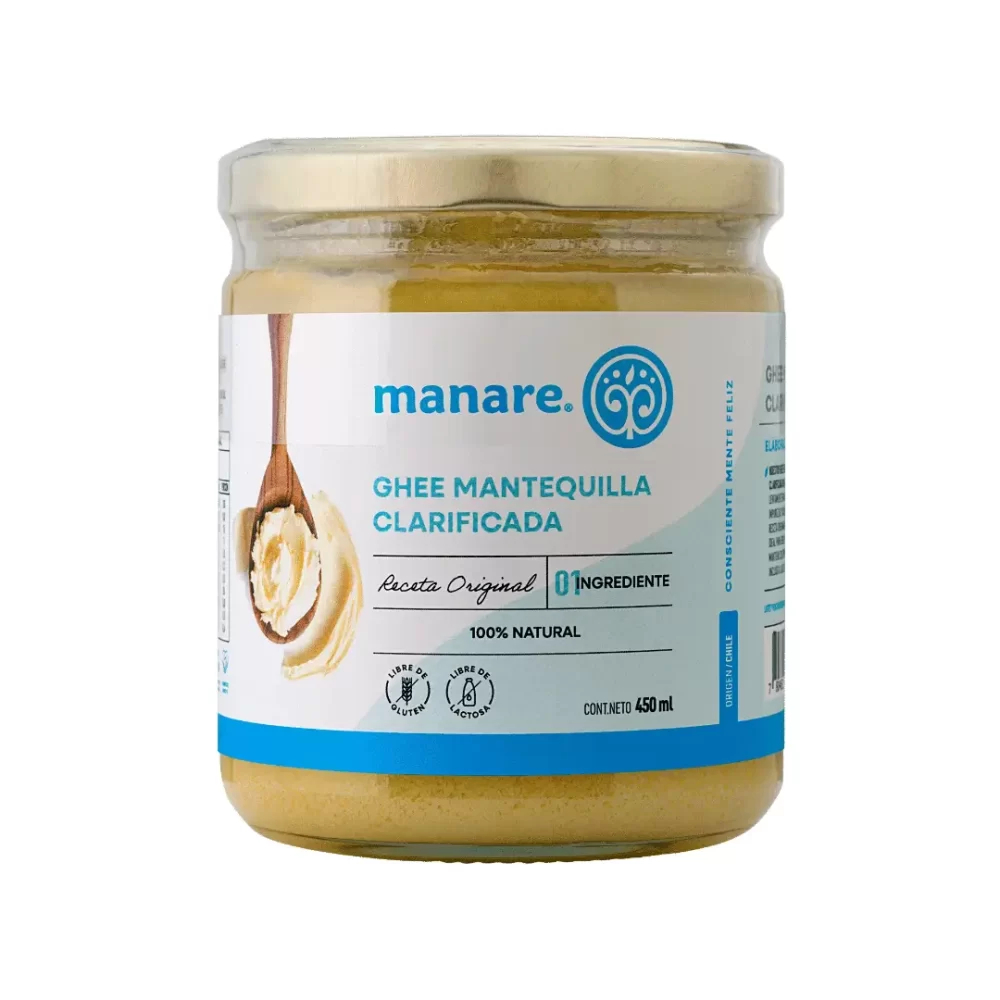 Ghee Mantequilla Clarificada, 450 ml. - Manare