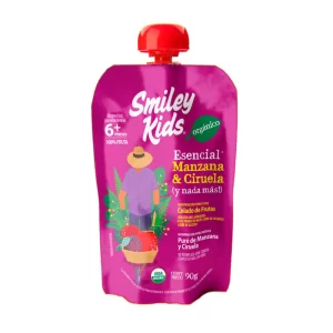 Compota orgánica sabor Manzana y Ciruela